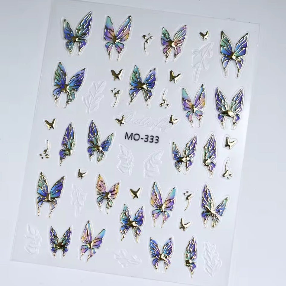 3D Nail Art Stickers MO - 333 - DTK Nail Supply