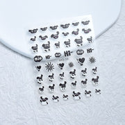 3D Nail Art Stickers MO - 39 - DTK Nail Supply