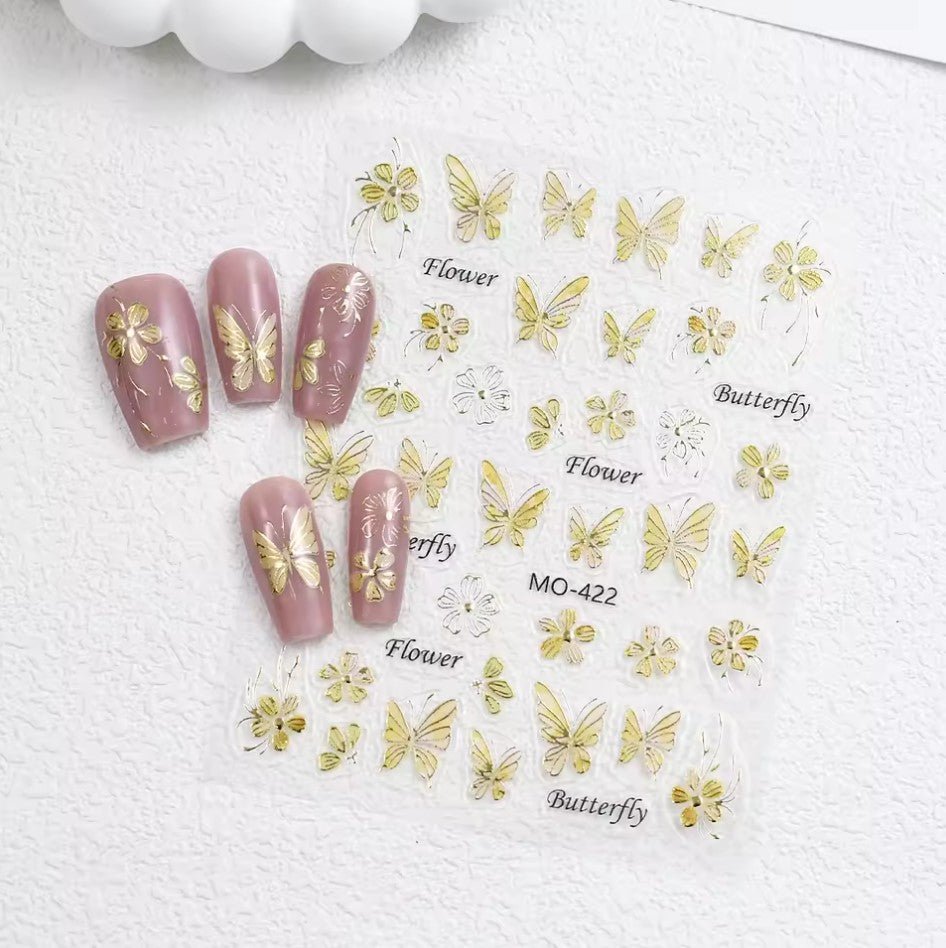 3D Nail Art Stickers MO - 422 - DTK Nail Supply