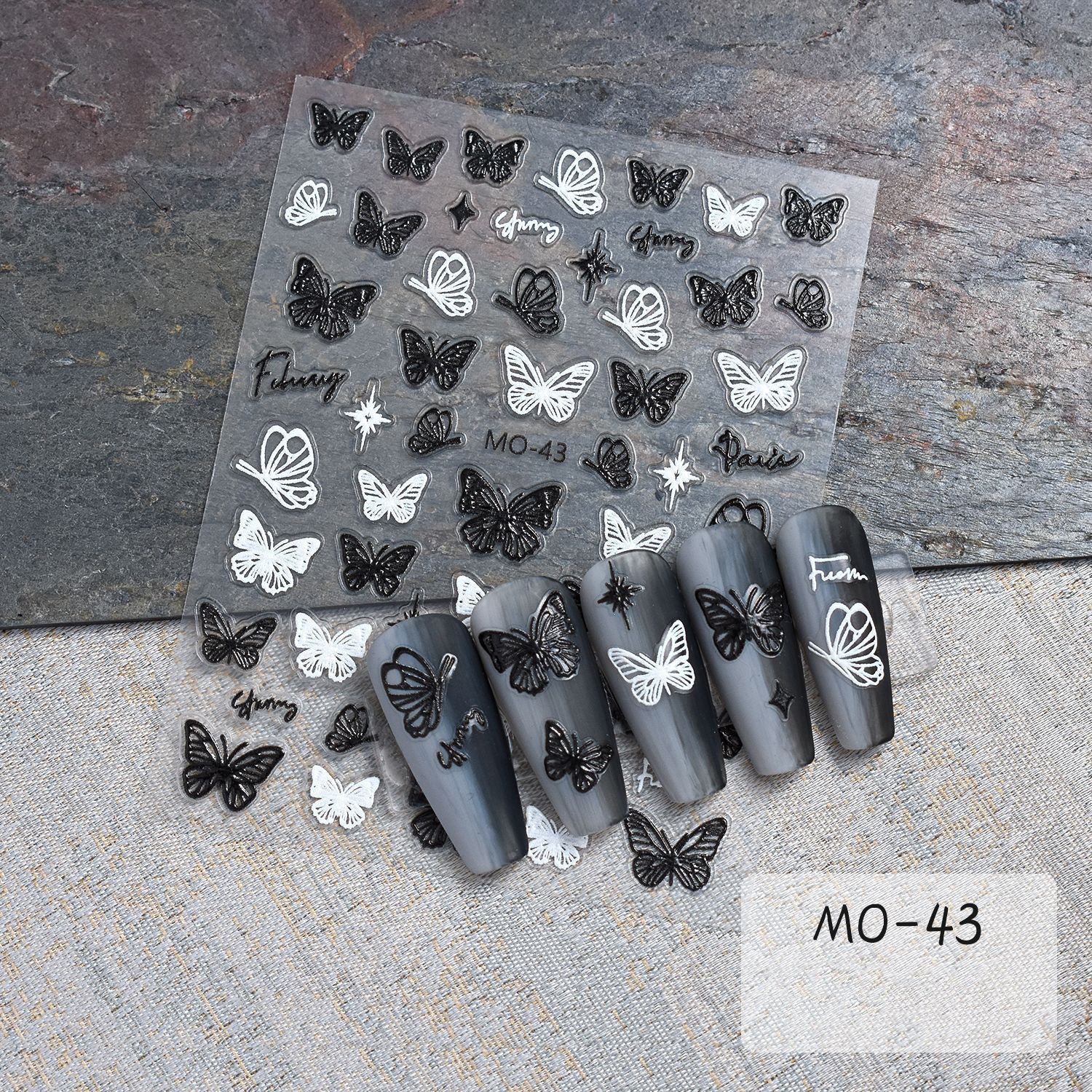 3D Nail Art Stickers MO - 43 - DTK Nail Supply