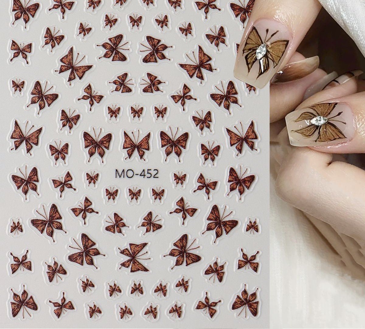 3D Nail Art Stickers MO - 452 - DTK Nail Supply