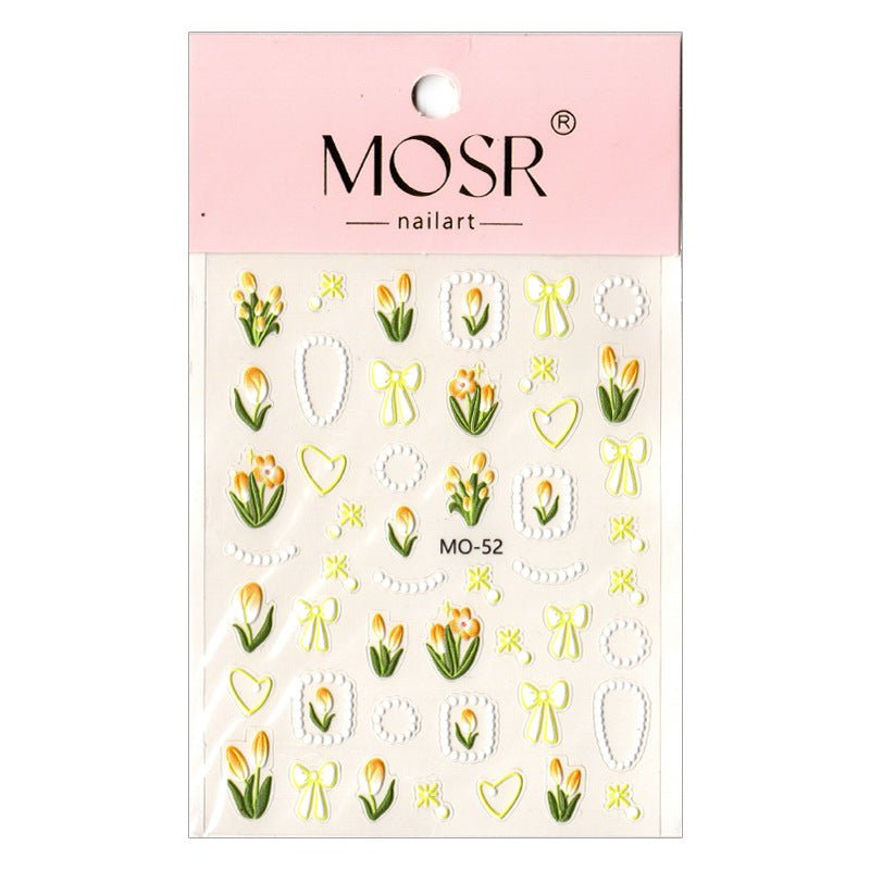 3D Nail Art Stickers MO - 52 - DTK Nail Supply
