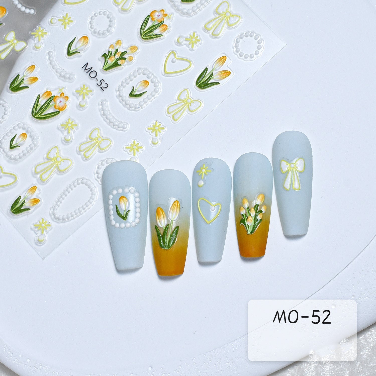 3D Nail Art Stickers MO - 52 - DTK Nail Supply