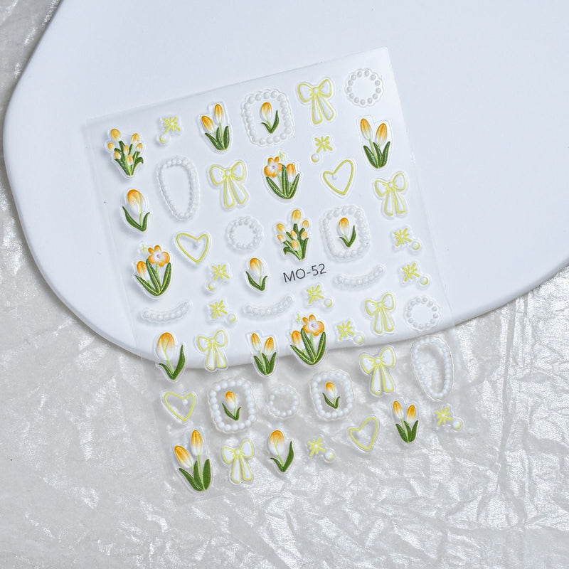 3D Nail Art Stickers MO - 52 - DTK Nail Supply