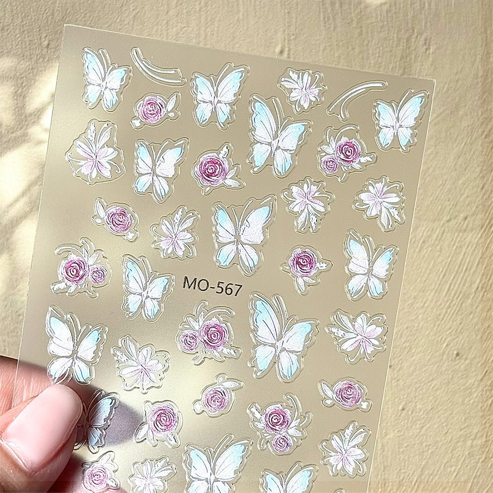 3D Nail Art Stickers MO - 567 - DTK Nail Supply