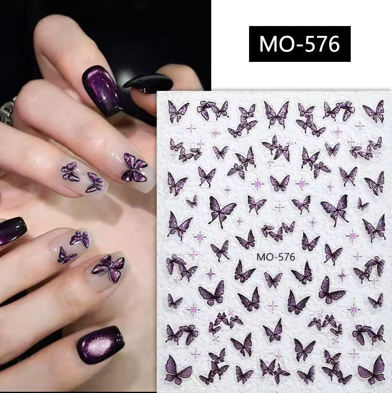 3D Nail Art Stickers MO - 576 - DTK Nail Supply