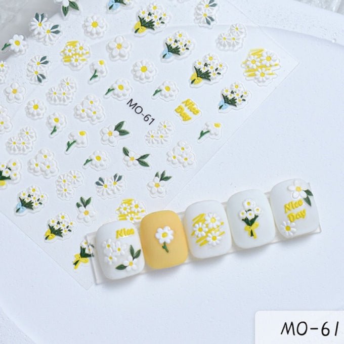 3D Nail Art Stickers MO - 61 - DTK Nail Supply