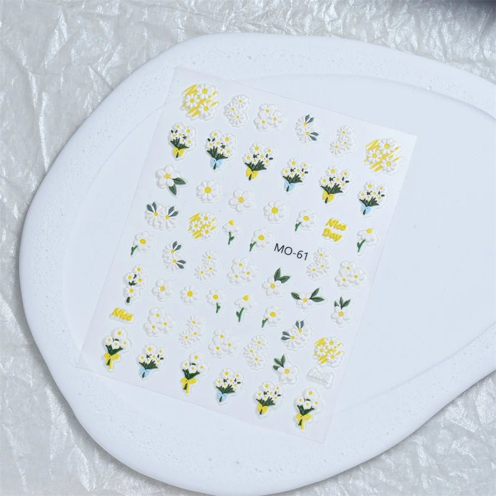 3D Nail Art Stickers MO - 61 - DTK Nail Supply