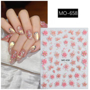 3D Nail Art Stickers MO - 658 - DTK Nail Supply