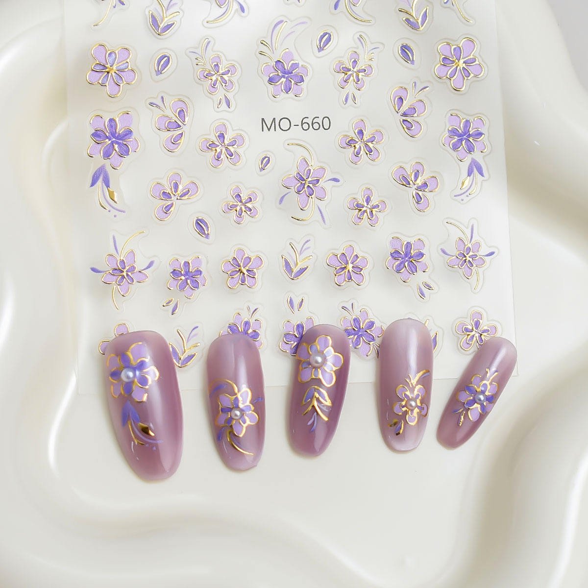 3D Nail Art Stickers MO - 660 - DTK Nail Supply