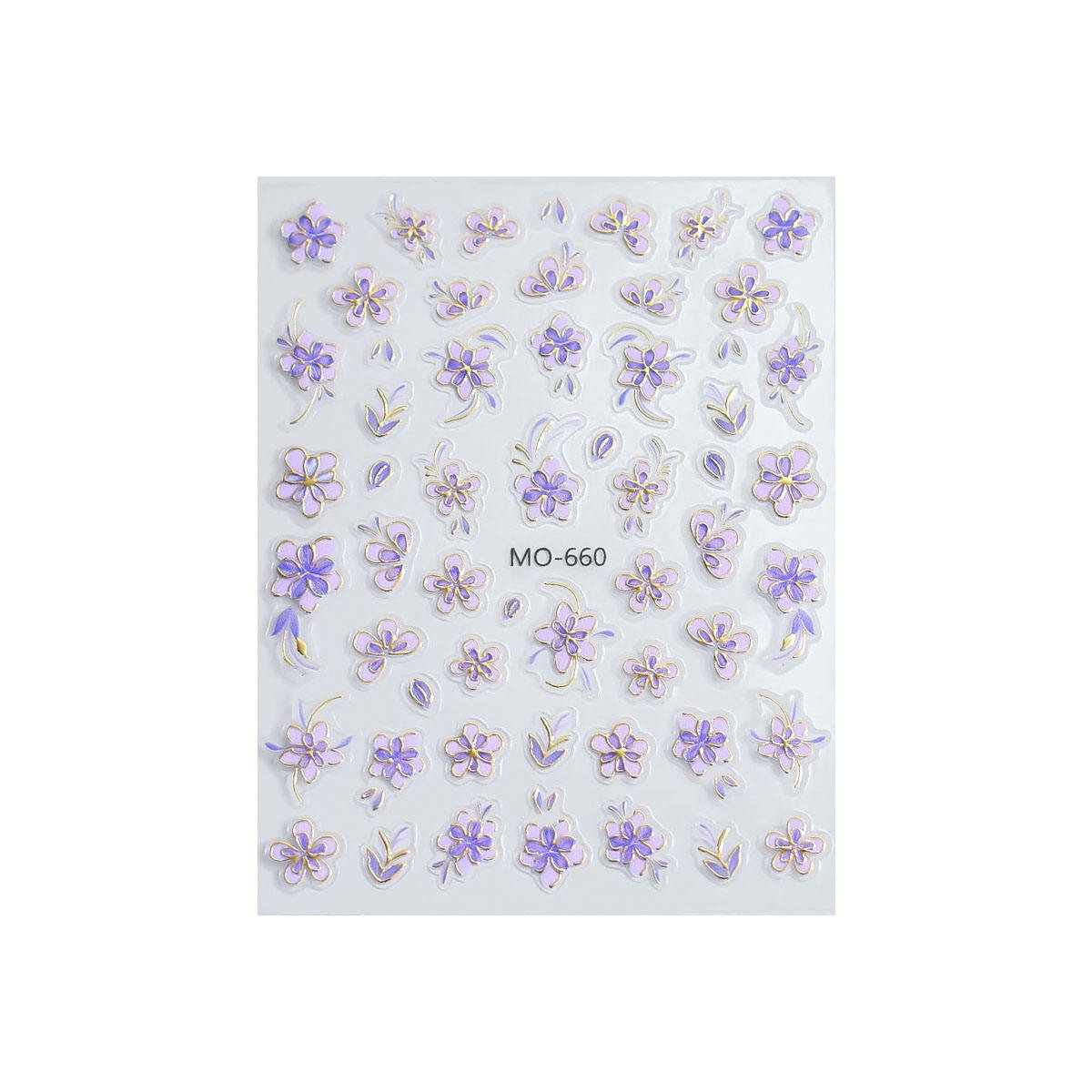 3D Nail Art Stickers MO - 660 - DTK Nail Supply