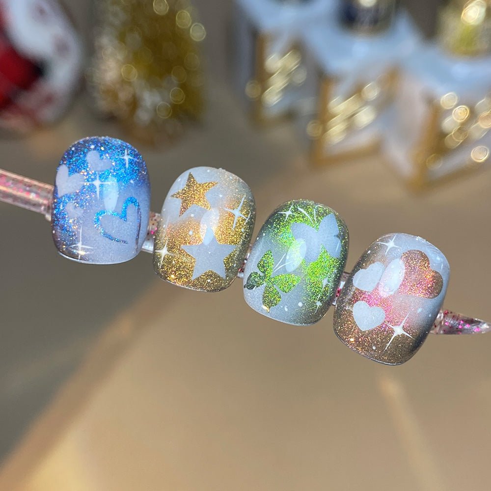 3D Nail Art Stickers MO155 - MO157 - DTK Nail Supply