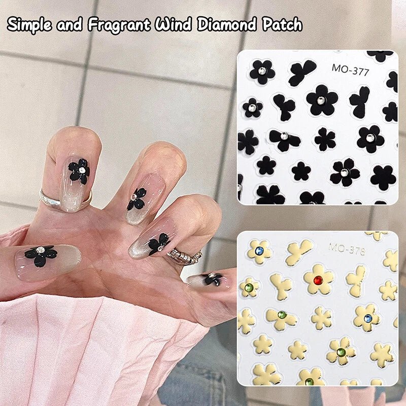3D Nail Art Stickers MO375 - MO378 - DTK Nail Supply