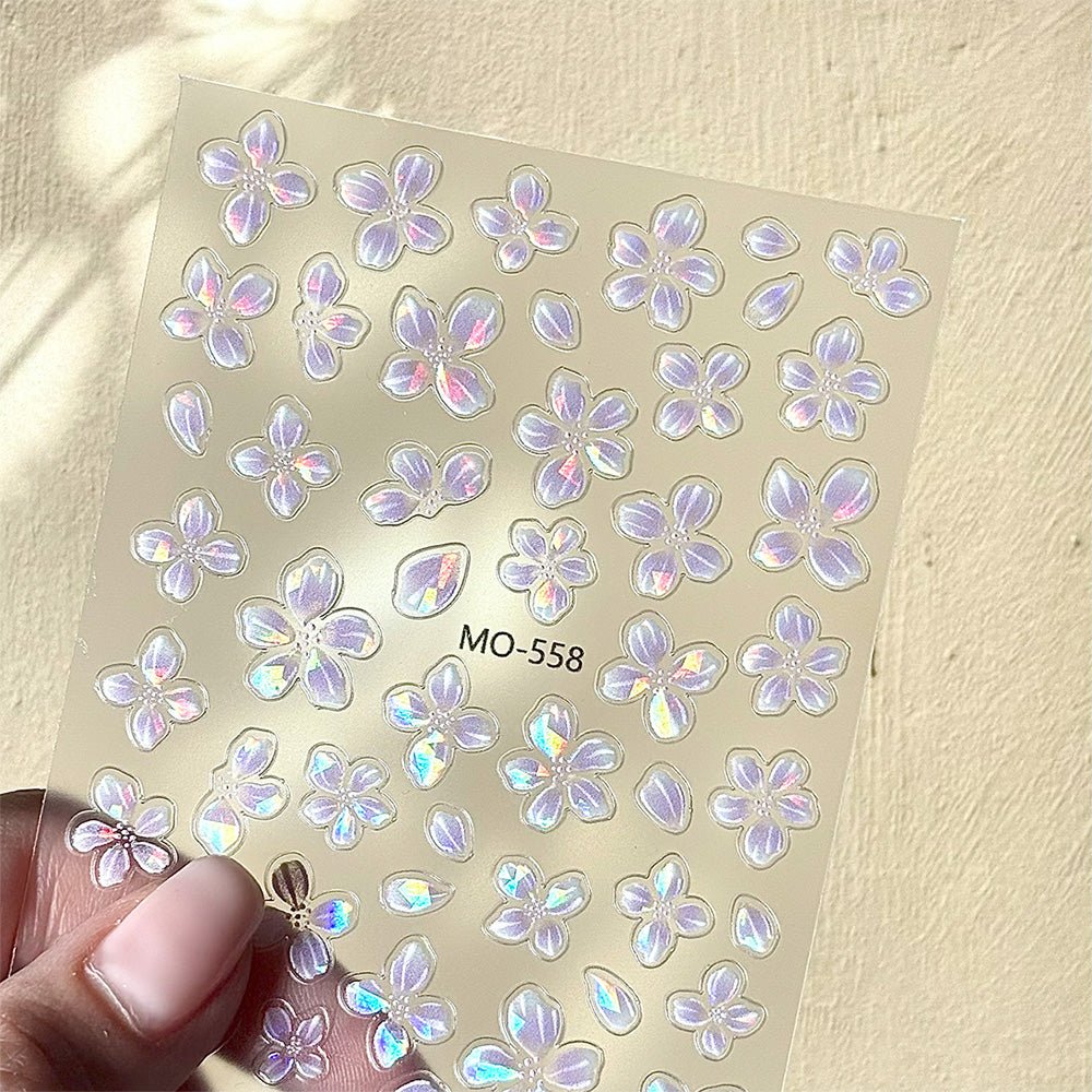 3D Nail Art Stickers MO557 - MO562 - DTK Nail Supply