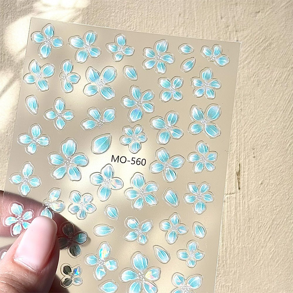 3D Nail Art Stickers MO557 - MO562 - DTK Nail Supply