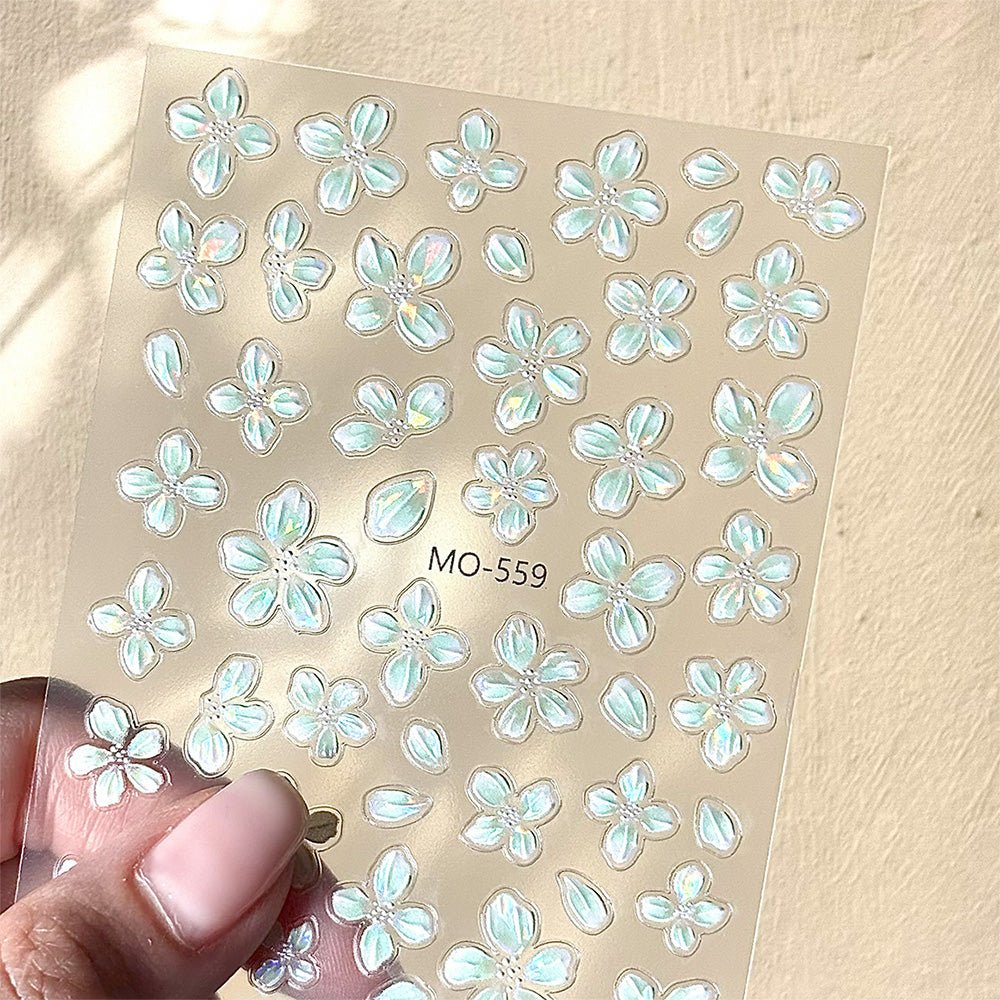 3D Nail Art Stickers MO557 - MO562 - DTK Nail Supply