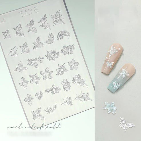 3D Nail Charm Mold Taye #1 — Premium Detailed Silicone Mold