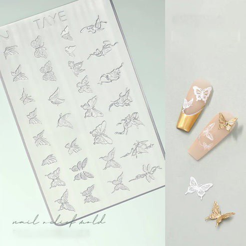 3D Nail Charm Mold Taye #2 — Premium Detailed Silicone Mold
