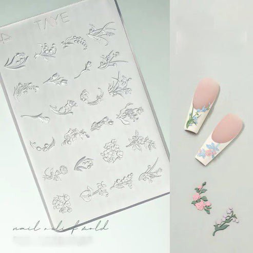 3D Nail Charm Mold 04 - DTK Nail Supply