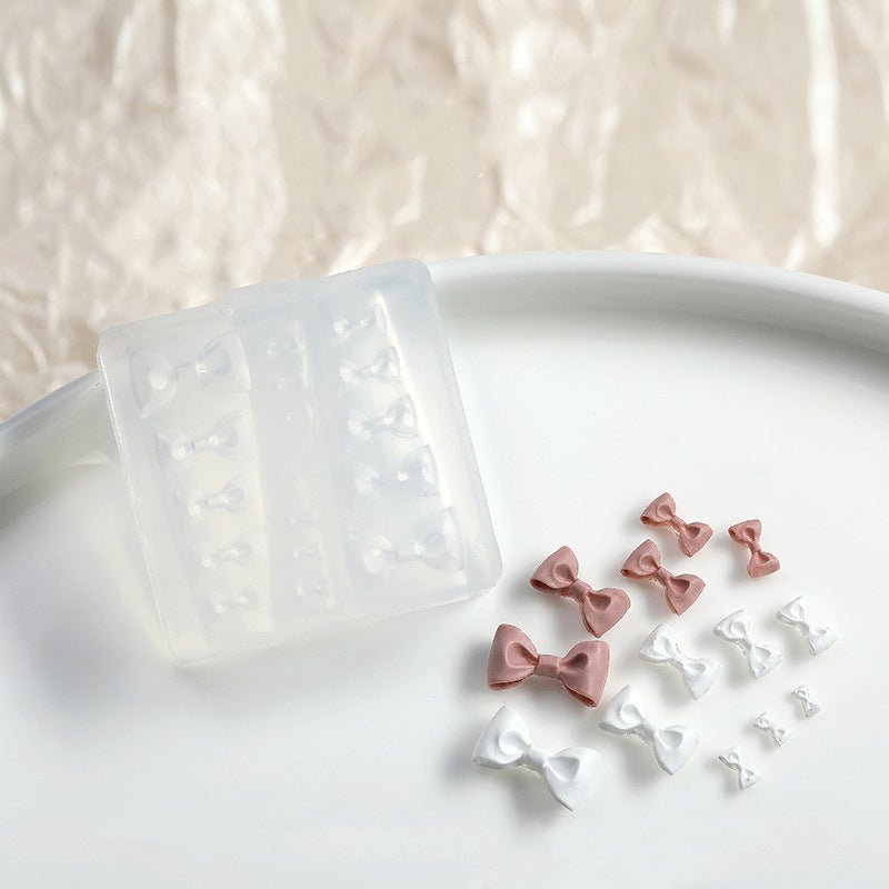 3D Nail Charm Mold 1 - 16 Bows - DTK Nail Supply