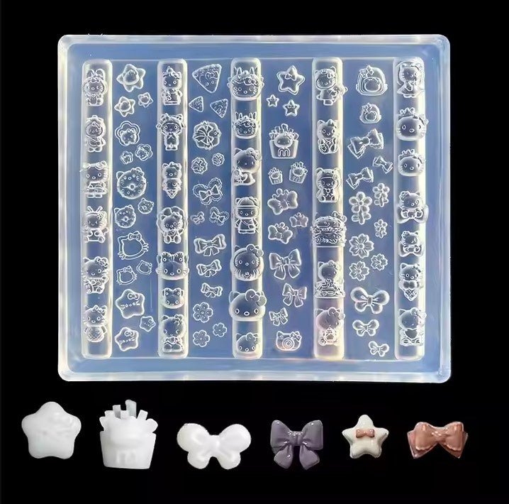 3D Nail Charm Mold - DTK Nail Supply