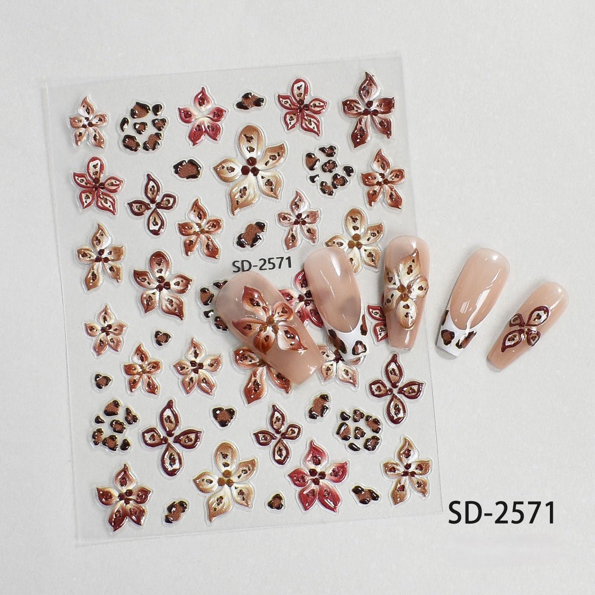 3D Nail Stickers SD - 2571 - DTK Nail Supply