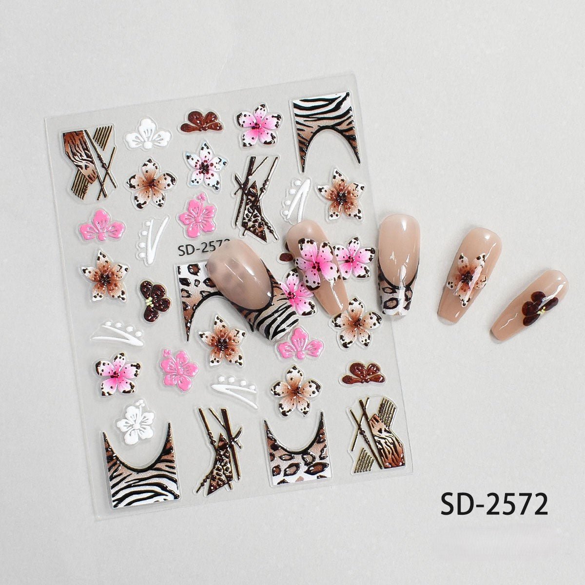 3D Nail Stickers SD - 2572 - DTK Nail Supply