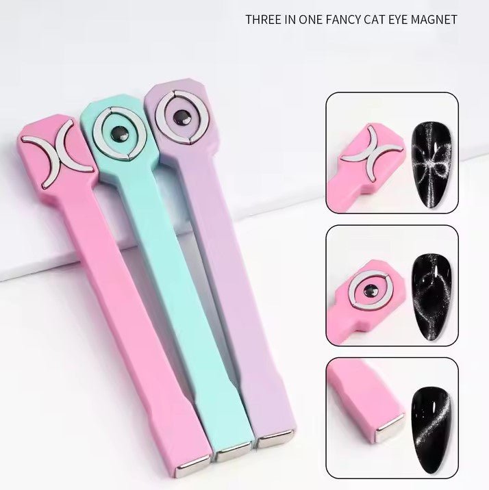 3in1 Creative Cat Eye Magnet - DTK Nail Supply