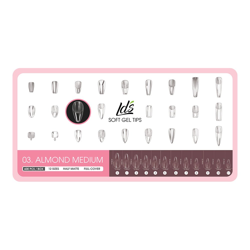 4 - Almond Shape LDS Soft Gel - DTK Nail Supply