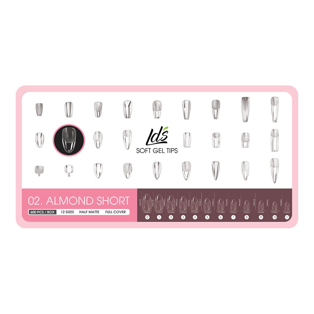 4 - Almond Shape LDS Soft Gel - DTK Nail Supply