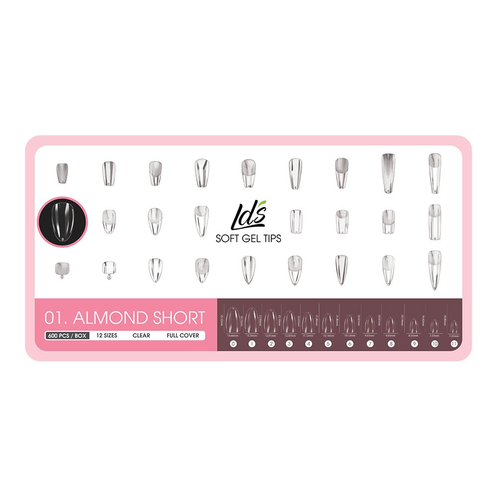 4 - Almond Shape LDS Soft Gel - DTK Nail Supply