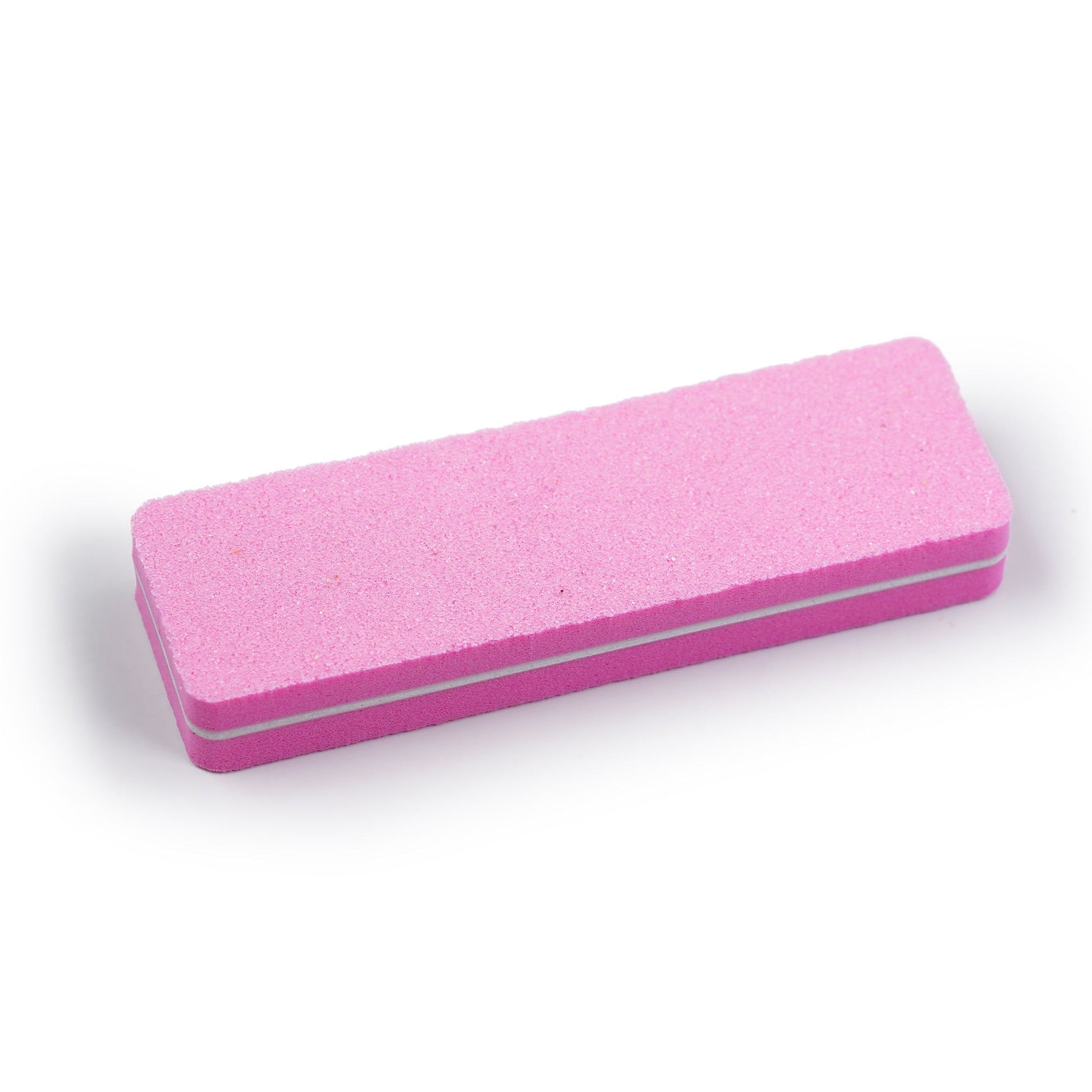 40pcs Long Double - sided Sanding Buffer - Pink (Pack40pcs) - DTK Nail Supply