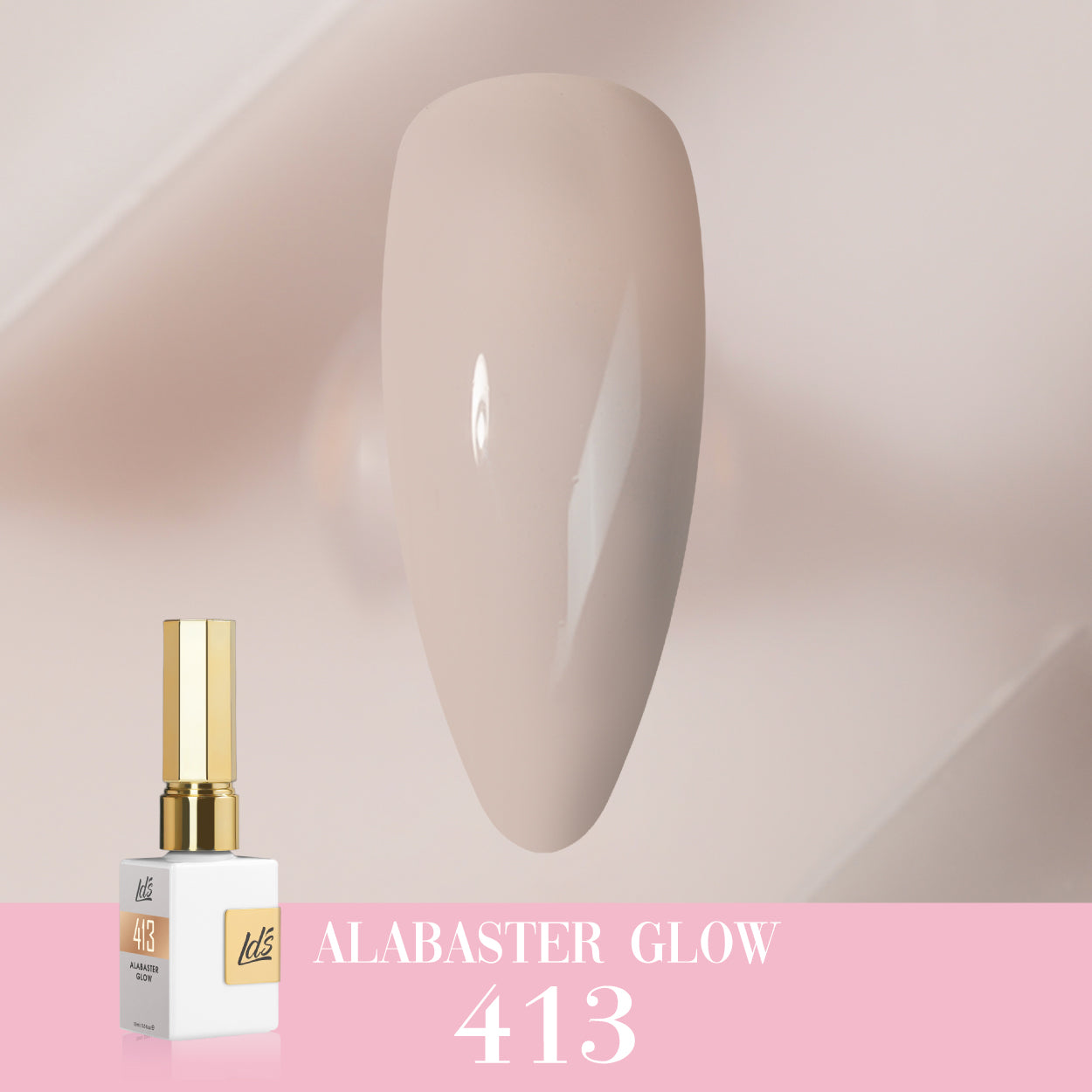  LDS Color Craze Gel Nail Polish - 413 Alabaster Glow - 0.5oz by LDS COLOR CRAZE sold by DTK Nail Supply