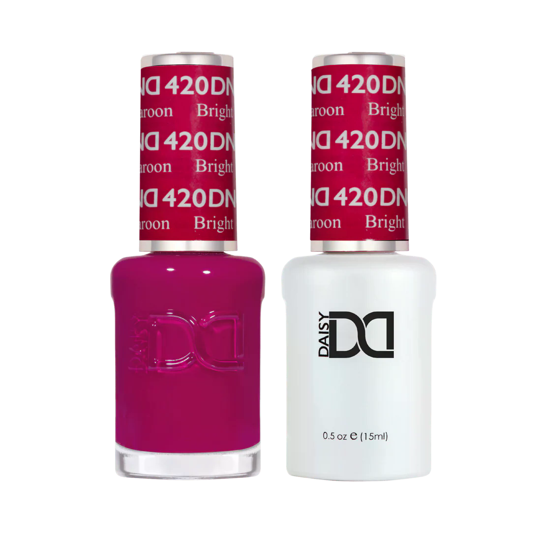 DND Gel Nail Polish Duo - 420 Bright Maroon