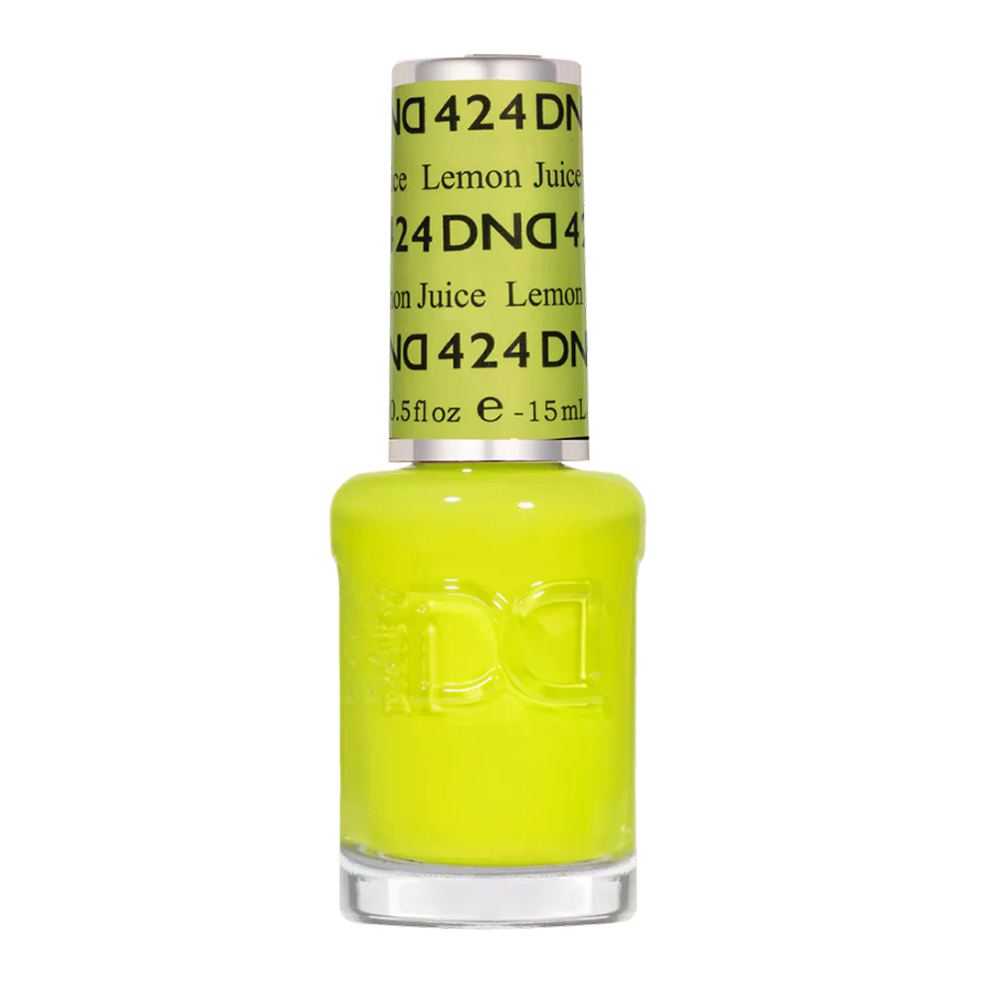 DND Nail Lacquer - 424 Lemon Juice