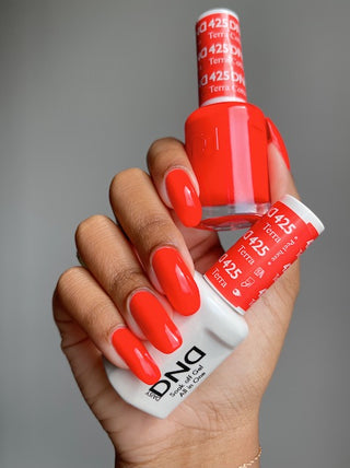 DND Gel Polish - 425 Red Colors - Terra Cotta by DND - Daisy Nail Designs sold by DTK Nail Supply