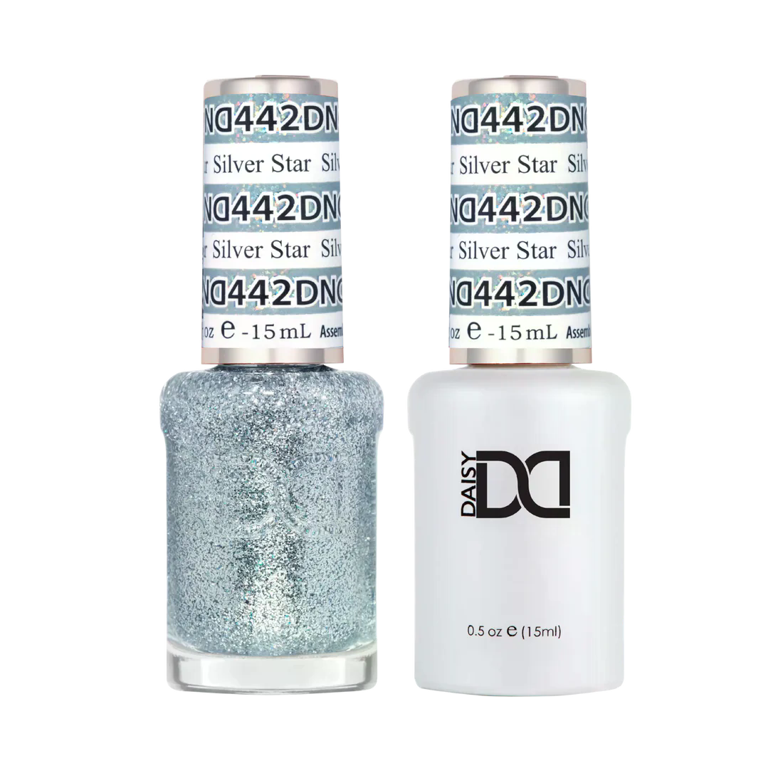 DND Gel Nail Polish Duo - 442 Silver Star