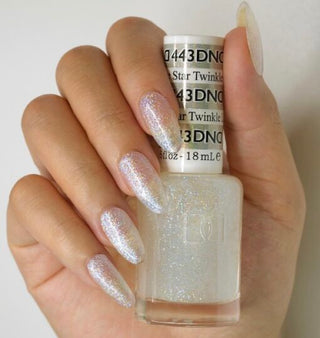  DND Gel Nail Polish Duo - 443 Glitter Colors - Twinkle Little Star by DND - Daisy Nail Designs sold by DTK Nail Supply