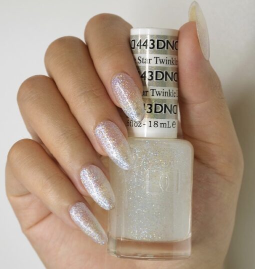 DND Gel Polish - 443 Glitter Colors - Twinkle Little Star by DND - Daisy Nail Designs sold by DTK Nail Supply