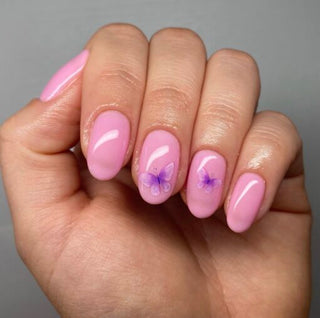  DND Gel Nail Polish Duo - 449 Pink Colors - First Kiss by DND - Daisy Nail Designs sold by DTK Nail Supply