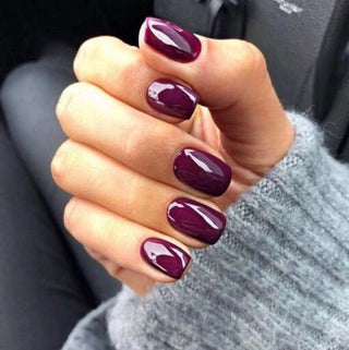  DND Gel Nail Polish Duo - 455 Purple Colors - Plum Passion by DND - Daisy Nail Designs sold by DTK Nail Supply