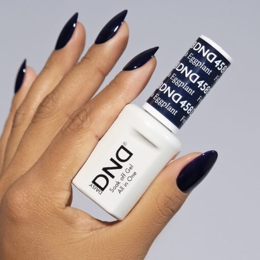  DND Gel Nail Polish Duo - 458 Fresh Eggplant by DND - Daisy Nail Designs sold by DTK Nail Supply