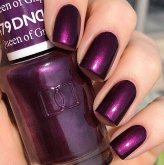  DND Gel Nail Polish Duo - 479 Purple Colors - Queen of Grape by DND - Daisy Nail Designs sold by DTK Nail Supply