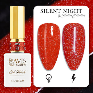 LAVIS Reflective R05 - 47 - Gel Polish 0.5 oz - Silent Night Reflective Collection by LAVIS NAILS sold by DTK Nail Supply