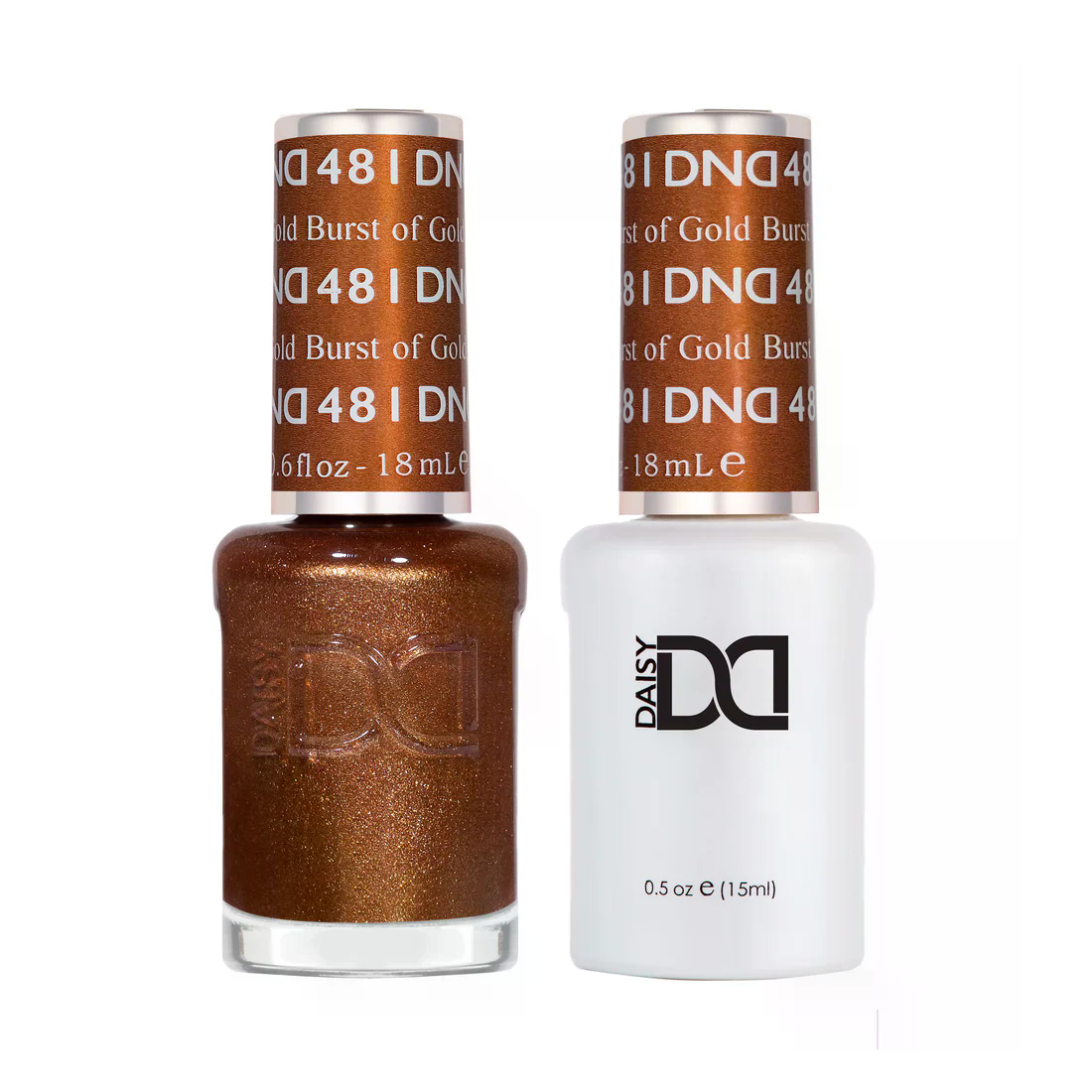 DND Gel Nail Polish Duo - 481 Burst of Gold
