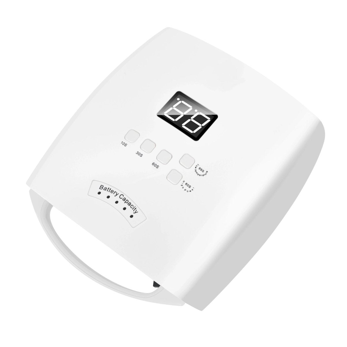 48W LED Nail Lamp With Handle White - DTK Nail Supply