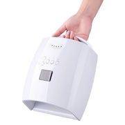 48W LED Nail Lamp With Handle White - DTK Nail Supply