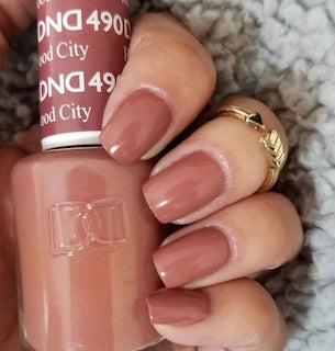 DND Gel Polish - 490 Brown Colors - Redwood City by DND - Daisy Nail Designs sold by DTK Nail Supply