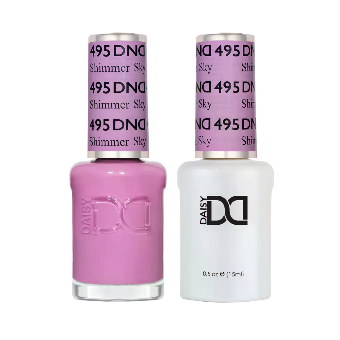DND Gel Nail Polish Duo - 495 Shimmer Sky