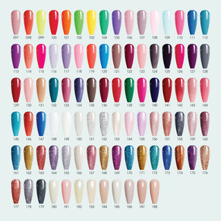  LDS Gel Nail Polish Duo - 150 Glitter Colors - Simpler is sweeter by LDS sold by DTK Nail Supply